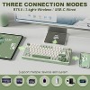 Wireless Mechanical Keyboard, 75% Layout with Knob, Hot Swap Gasket Custom Structure, Creamy Pre-lubed Switches, RGB Backlit, Bluetooth/Type-C/2.4G - 2 of 4