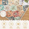 TackView Machine Washable Area Rug, Non-Slip Backing, Low Pile Faux Wool Accent Carpet, Vintage Rugs for Living Room, Bedroom - 3 of 4