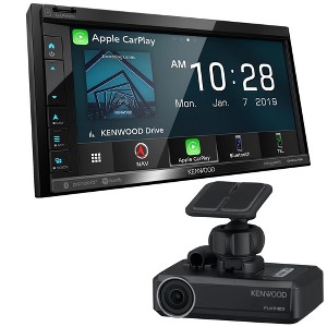 Kenwood DNR476S Multimedia/Navigation Receiver with DRV-N520 Drive Recorder - 1 of 4