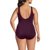 Lands' End Women's Plus Size DD-Cup Chlorine Resistant Scoop Neck Soft Cup Tugless Sporty One Piece Swimsuit - 2 of 3