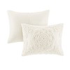 Cecily Tufted Cotton Chenille Medallion Duvet Cover Set - image 4 of 4