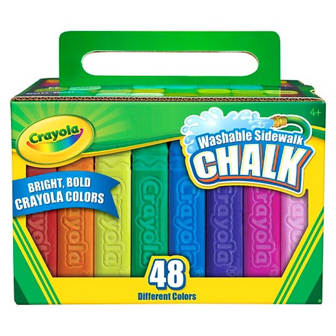 Crayola 48ct Washable Sidewalk Chalk - Bold Colors : Target