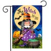 Briarwood Lane Halloween Garden Flag 12x18 For Outdoor The Witch Is in For Halloween Garden Flag Flags For Outside - 2 of 4