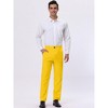 Lars Amadeus Men's Dress Business Classic Fit Flat Front Suit Trousers - 3 of 4
