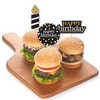 Big Dot of Happiness Adult Happy Birthday - Gold - Dessert Cupcake Toppers - Birthday Party Clear Treat Picks - Set of 24 - 3 of 4