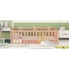 Full Size Wood Daybed Frame with Fence White - 2 of 4