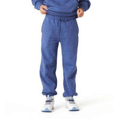 Future Planet Kids Unisex Jupiter Premium Fleece Lined Soft Cotton Sweatpants Loose Fit Blue
