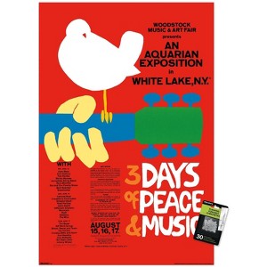 Trends International Woodstock - Original Unframed Wall Poster Prints - 1 of 4