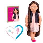 Our Generation Kaelyn with Style Book 18" Hair Play Doll
