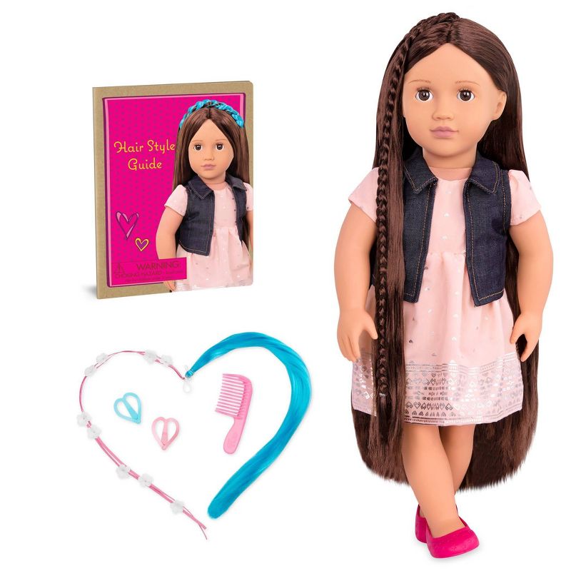 Our Generation Kaelyn with Style Book 18&#34; Hair Play Doll, 1 of 7