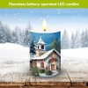 Briarwood Lane Winter Christmas Flameless Candle 6x3 Holy Night Flameless Candle with Timer for Christmas - 3 of 4