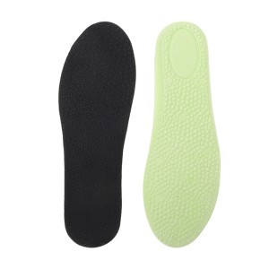 Unique Bargains Height Increase Shoe Inserts Green Black 1 Pair - 1 of 4