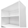 LivelyLodge Wall Mounted or Freestanding Wood Closet Shelves  - White - 3 of 4