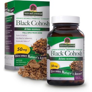 Nature's Answer Black Cohosh Root Vegetarian Capsules 50mg, 90 Ct - 1 of 4