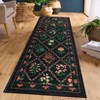 Washable Framhouse Floral Leaf Print Large Living Room Rugs, Soft Ultra Thin Textured Cute Floor Carpet for Bedroom Dining Room Nursery Playroom - 4 of 4