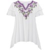 Collections Etc Sharkbite Double Sleeve Tunic - 3 of 4