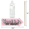 Big Dot of Happiness Funny Last Disco - Bachelorette Party Photo Booth Props Kit - 10 Piece - 3 of 4