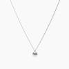 Bearfruit Jewelry Sterling Silver 18k Gold Plated Madeleine Round Disc Pendant Necklace - 3 of 4