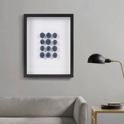 Indigo Shells Natural Sea Urchin Framed Shadowbox Art