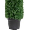 Northlight 4' Artificial Boxwood Cone Topiary Tree with Pot, Unlit - 4 of 4