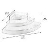 iDesign Corner Spice Rack Organizer for Cabinets - Clear - 2 of 4