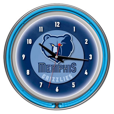 NBA Memphis Grizzlies Team Logo Wall Clock