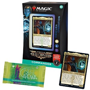 Magic The Gathering Magic: The Gathering Streets of New Capenna Commander Deck – Obscura Operation + Collector Booster Sample Pack - 1 of 4
