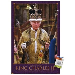 Trends International King Charles III - Coronation Unframed Wall Poster Prints - 1 of 4