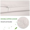 PiccoCasa Zipper Closure Breathable Luxury Viscose From Bamboo Pillowcases 2 Pcs - 4 of 4