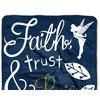 Disney Tinkerbell Faith, Trust And Pixie Dust Fleece Super Plush Throw Blanket 46" x 60" (117cm x 152cm) - 3 of 4