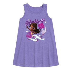 - Santiago of The Sea - Splashtastic Graphic Sleeveless Aline Dress - 1 of 3