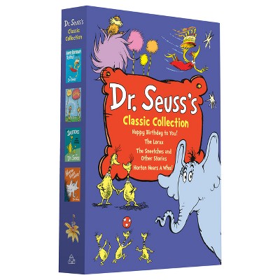 Dr. Seuss's Classic 4-Book Boxed Set Collection - (Classic Seuss) by  Dr Seuss (Mixed Media Product)
