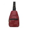 MKF Collection Helaena M Logo-Printed Vegan Leather Sling Bag for Women, Crossbody Purse by Mia K - 2 of 4