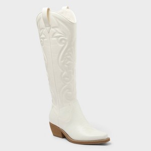 Women’s Kenzie Tall Western Boots with Memory Foam Insole – Wild Fable™ - 1 of 4