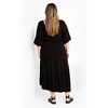 Women's Plus Size Zaria Long Dress - black | CITY CHIC - image 2 of 4