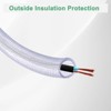 Unique Bargains PVC Flexible Clear Reinforced Tubing 1 Count - 2 of 4
