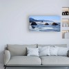 Trademark Fine Art -Michael Broom 'Cannon Beach Oregon' Canvas Art - 3 of 3