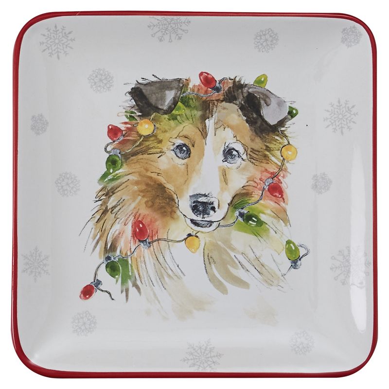 Park Designs Holiday Paws Salad Plate Set of 4, 4 of 7