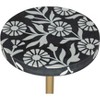 Brielle Side Table MDF - ZM Home: Modern Chrome-Plated, Round, Iron Frame, 22" High - 4 of 4