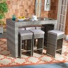 Horus Dining Set - Outdoor - PAT7502 - Safavieh - 2 of 4
