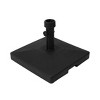 WestinTrends 9 Ft Outdoor Patio Market Table Umbrella with Square Concrete Base - 3 of 4