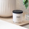 Maison&Muse Glass Premium Scented Candle - Brigitte Fresh Coconut & Sea Salt - 9.5oz - 4 of 4