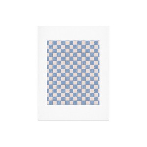 Schatzi Brown Alice Check Powder 18" x 24" Art Print - Society6 - 1 of 2