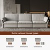 Luck Live Reclining sofa with electric function, corduroy fabric, three motors, and USB interface - 4 of 4