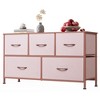 Fabric Dresser for Bedroom, Wide 5-Drawer Chest of Drawers with Storage Organizer Unit - 2 of 4