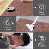 Textured Area Rug, Washable and Stain Resistant, Contemporary Farmhouse Carpet, Low Pile Accent, Non-Slip Front Door Mat for Living Room - 2 of 4