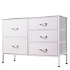 Dresser with 5 Drawers, Wide Fabric Chest with Drawer Organizers for Bedroom, Closet, Hallway - 2 of 4