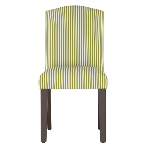 Skyline Furniture Alex Camel Back Dining Chair in Stripe - image 1 of 4