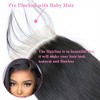 Jessie's Wig 12-20Inch Lace Closure Straight 5x5 Lace Natural Black 1 Pc/Pack - 4 of 4