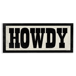 Stupell Industries Vintage Howdy Sign Wall Plaque Art - 1 of 4